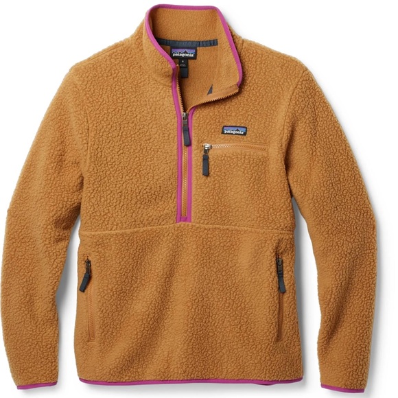 Patagonia Jackets & Blazers - Patagonia•Retro Pile Marsupial Fleece Pullover•Nest Brown•Size Small